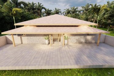 Magnifique villa sur plan de 4,5 pièces à 250 m de la plage de sable jaune or et d’eau crystalline