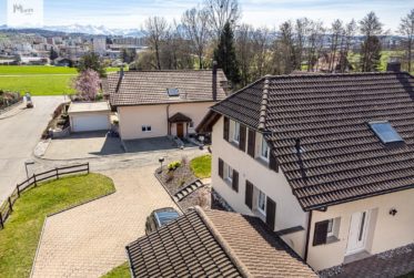 Superbe villa individuelle à Romont alliant confort et tranquillité !