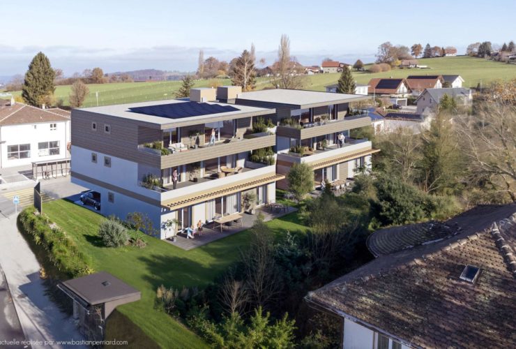 Superbe appartement 3,5 pièces au rez-de-jardin