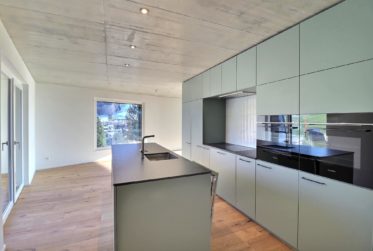 Superbe villa individuelle contemporaine neuve de 5.5 pièces avec vue imprenable sur le Moléson et le Cousimbert