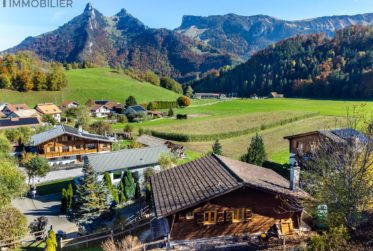Chalel individuel idéalement situé au calme, avec une magnifique vue