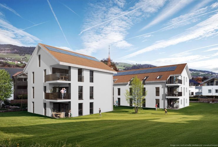 Dernier lot, appartement 4,5 pièces au 1er étage