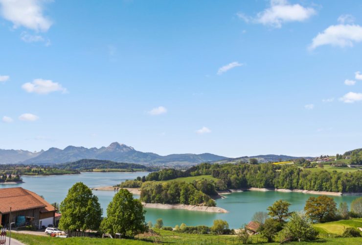 Magnifique duplex de prestige face au lac au cœur de la Gruyère !