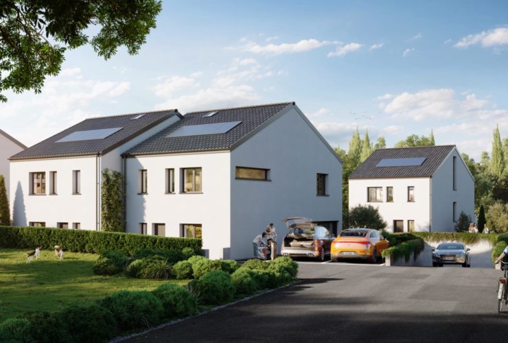 Magnifiques villas jumelées de standing, nouvelle promotion proche de Bulle !