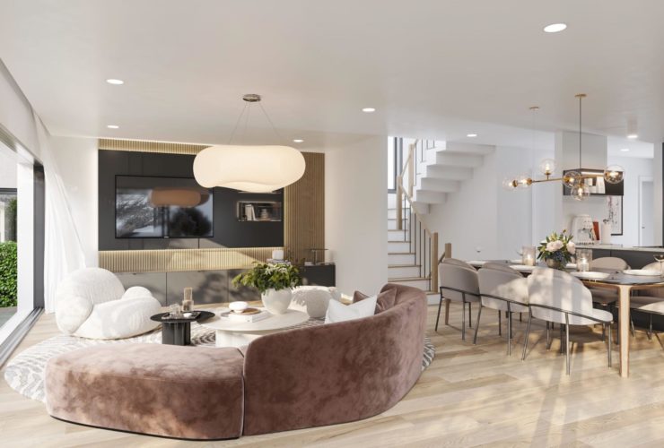 Magnifiques villas jumelées de standing, nouvelle promotion proche de Bulle !