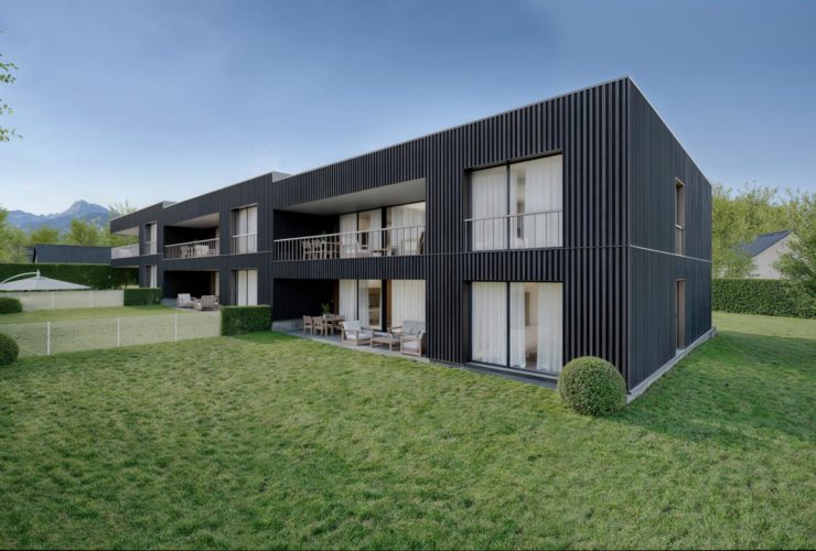 Dernier appartement rez de jardin 4.5 ou 5,5 pièces au cœur de la Gruyère !