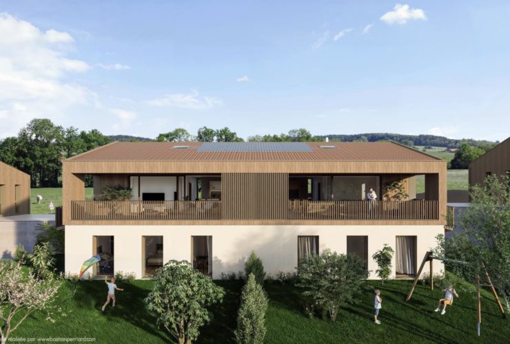 Superbes villas jumelées neuves de 5.5 pièces au cœur de la Gruyère