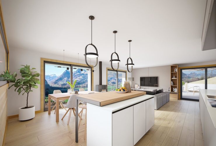 Un havre de paix au cœur de la nature – Chalet d'exception avec vue imprenable sur le lac et les montagnes !