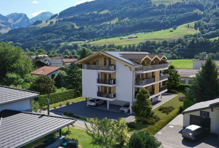 Superbe appartement neuf haut de gamme de 3,5 pièces au coeur de l'Intyamon !