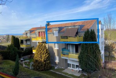 Dernier étage, appartement 4,5 pièces pour rendement locatif