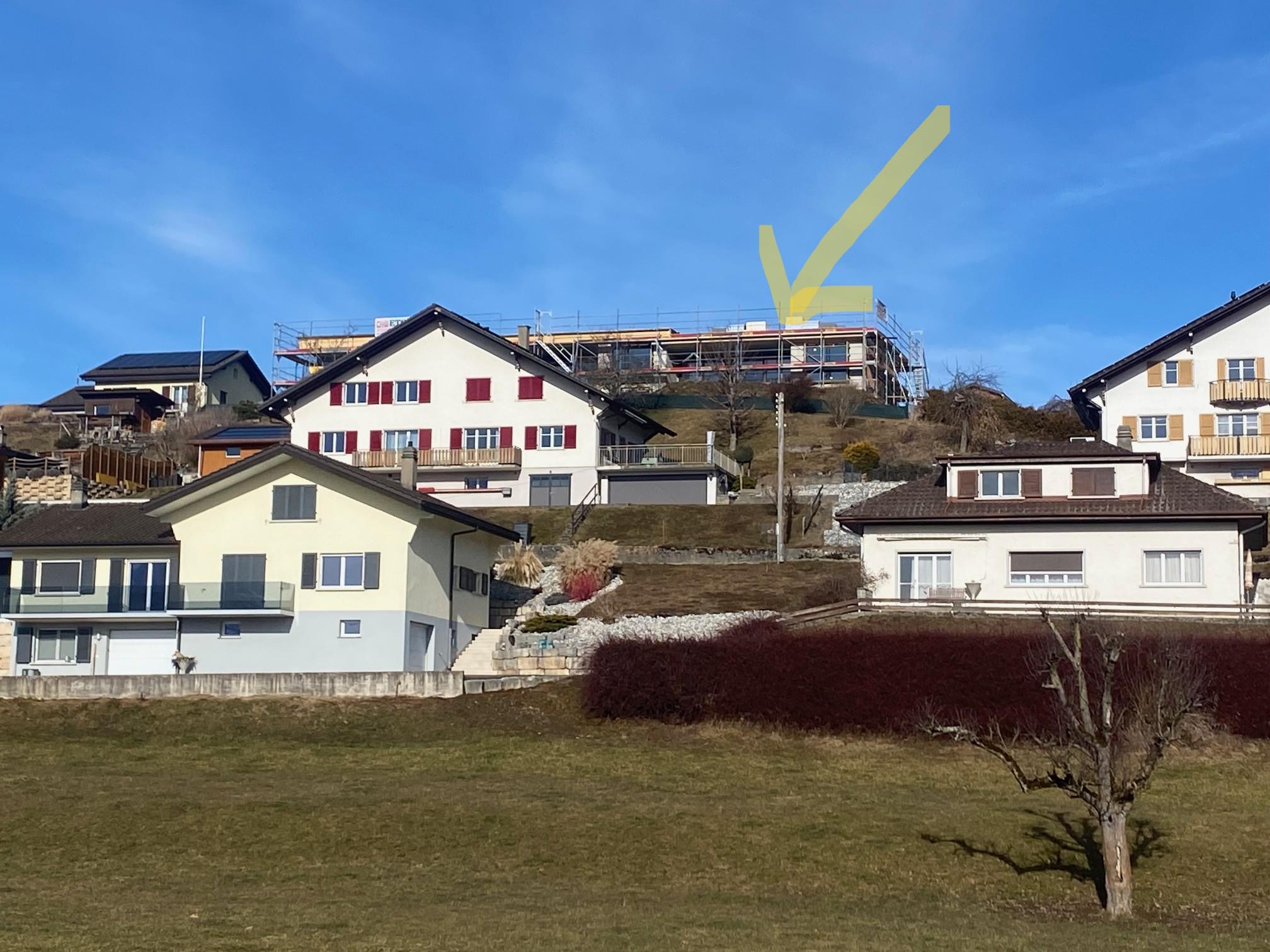 Dernier appartement, magnifique attique 4,5 ou 5.5 pièces, au cœur de la Gruyère !