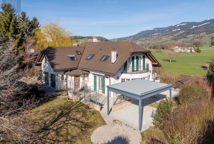 Villa individuelle exceptionnelle de 9.5 pièces – Un cadre de vie rare au cœur de la Gruyère