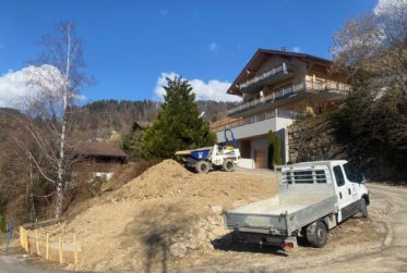 Terrain avec permis en force pour une villa/chalet individuel
