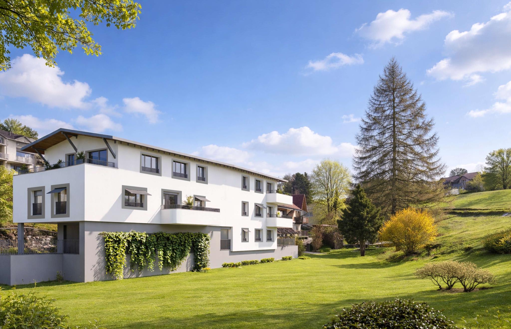 Magnifique attique 5,5 pièces avec une très belle vue campagne