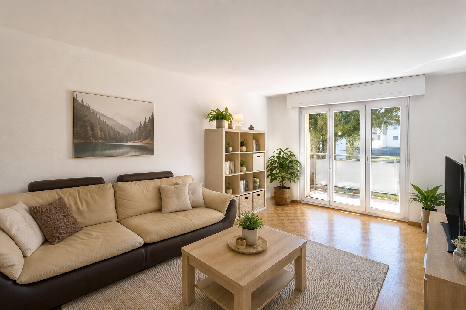Appartement 3.5 pièces lumineux au cœur du village – Situation idéale entre Bulle et Fribourg