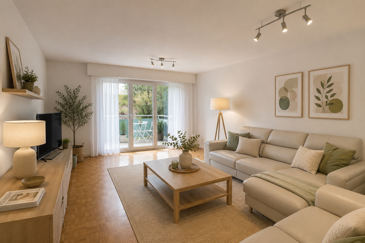 Appartement traversant de 4,5 pièces entre Bulle et Fribourg