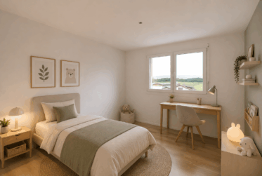 Appartement en attique de 4.5 pièces avec vue panoramique sur la campagne sans vis-à-vis !