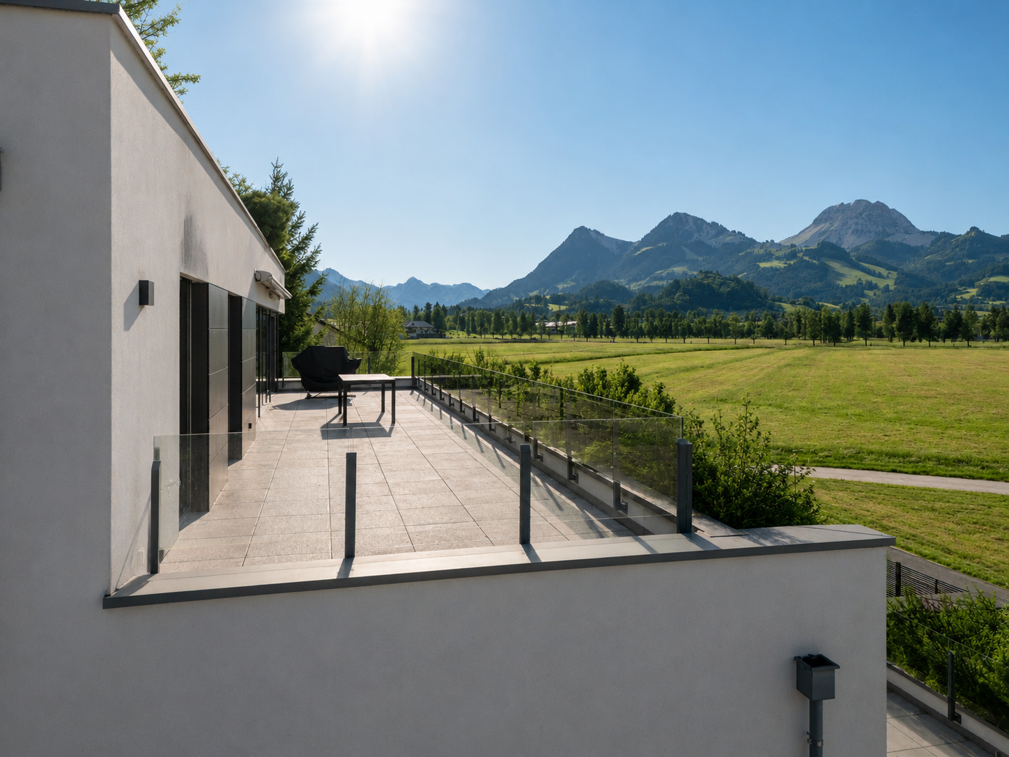 Appartement d'exception de 4.5 pièces en terrasse au cœur de la Gruyère avec vue panoramique !