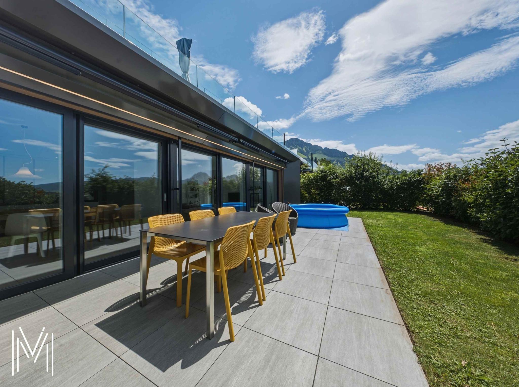 L’art de vivre en Gruyère : Exceptionnel appartement de 4.5 pièces en terrasse avec jardin privatif