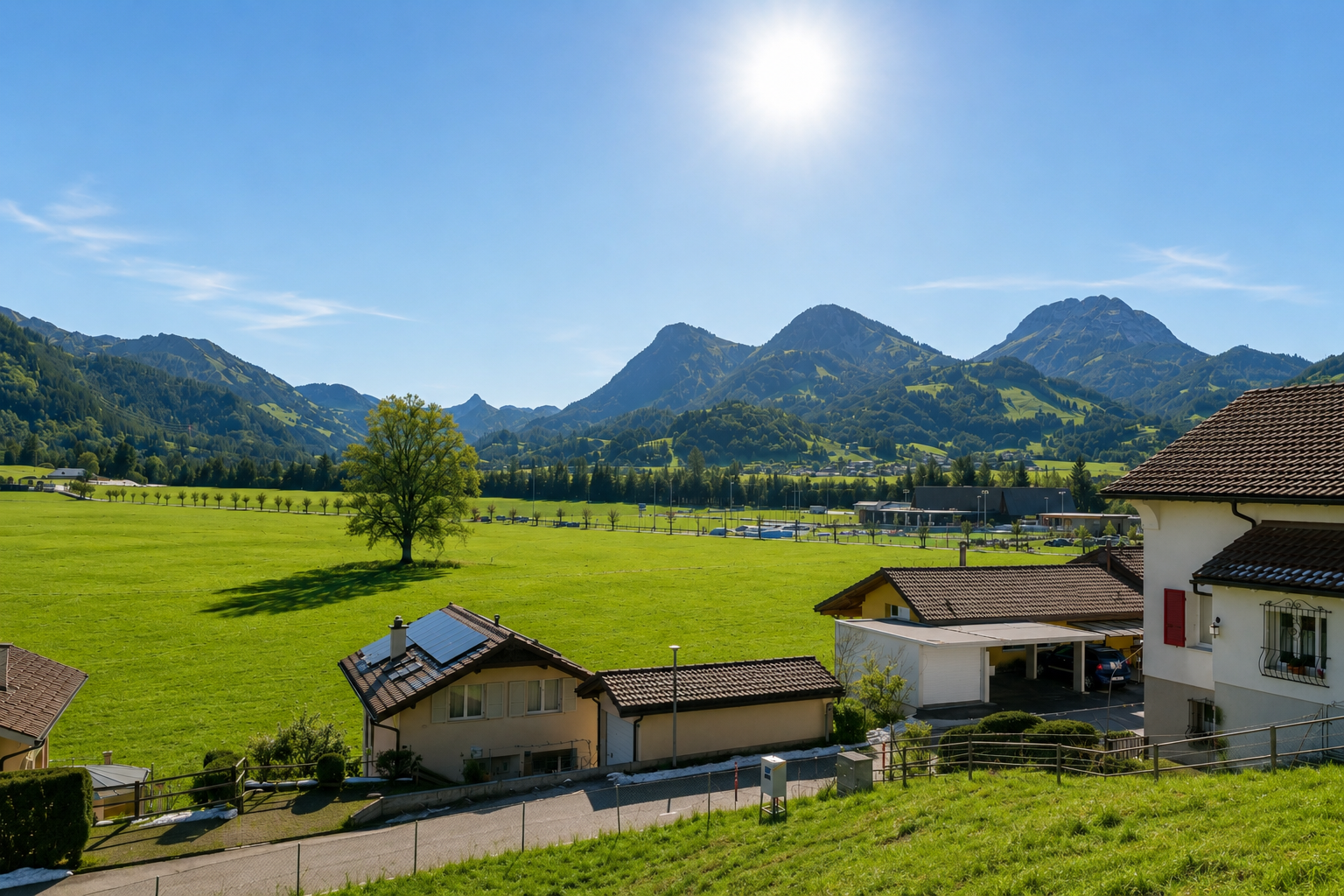 EXCEPTIONNEL À BROC – UNE PARCELLE CONSTRUCTIBLE UNIQUE AU CŒUR DE LA GRUYÈRE AVEC VUE PANORAMIQUE À COUPER LE SOUFFLE