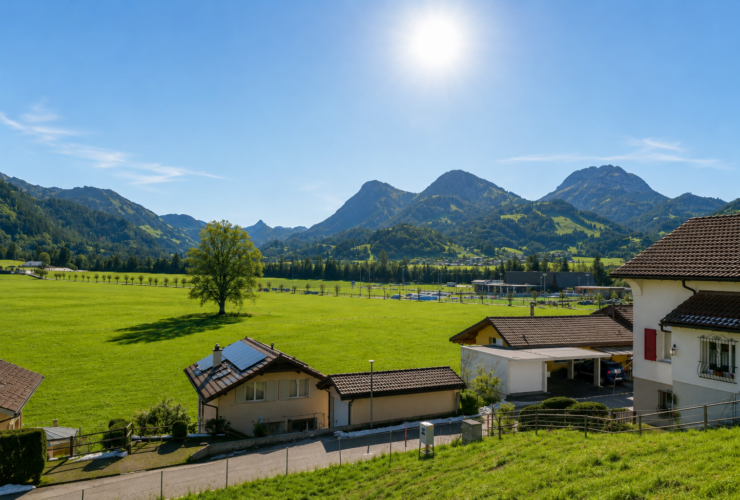 EXCEPTIONNEL À BROC – UNE PARCELLE CONSTRUCTIBLE UNIQUE AU CŒUR DE LA GRUYÈRE AVEC VUE PANORAMIQUE À COUPER LE SOUFFLE