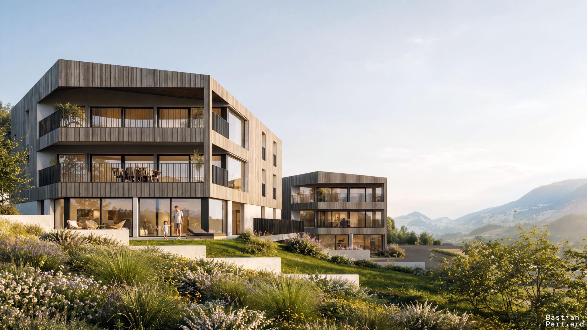 NOUVELLE PROMOTION DE 2 MAISONS INDIVIDUELLES AVEC 3 HABITATIONS CHACUNE ! PERMIS EN FORCE !