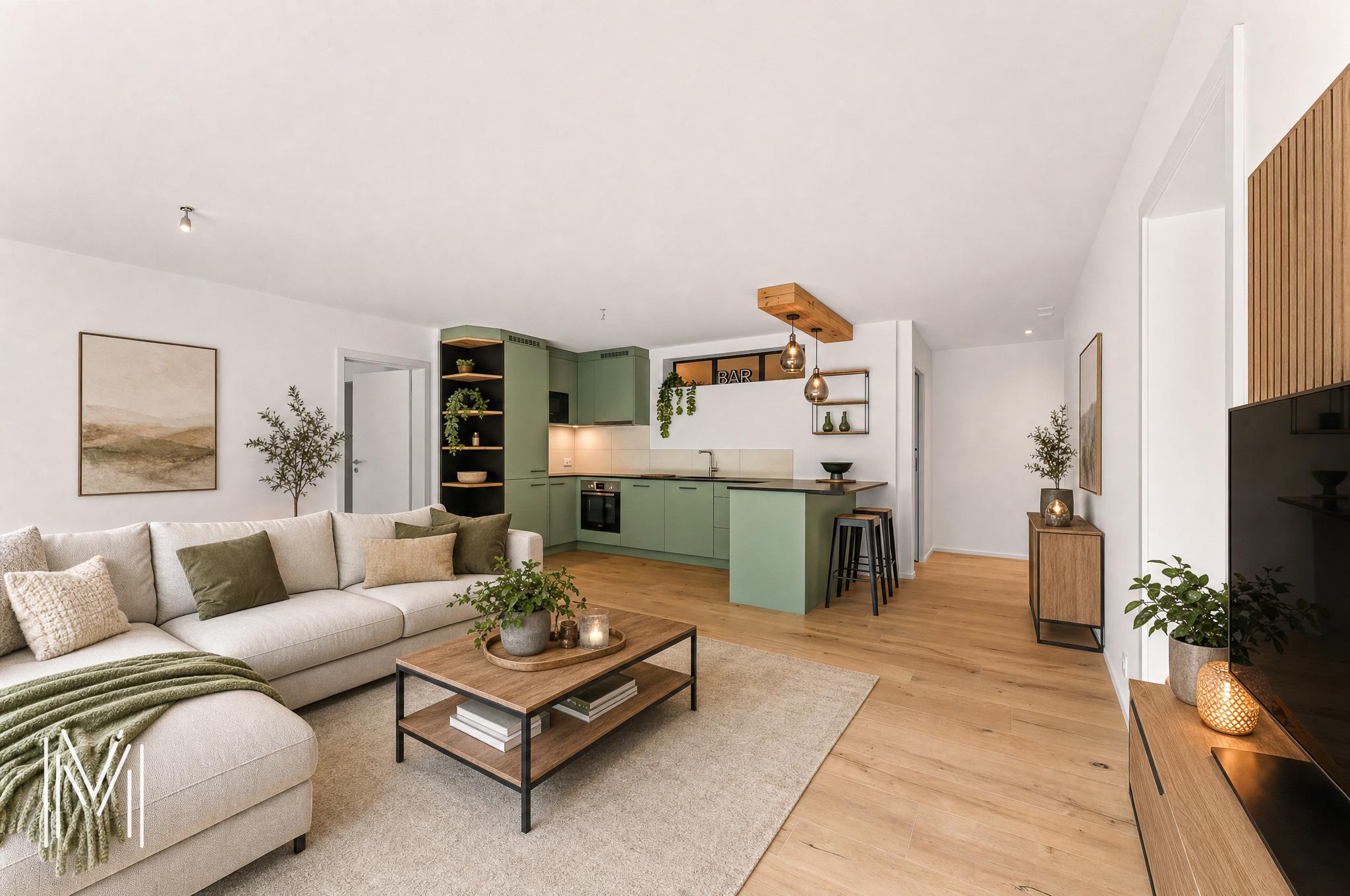 Bel appartement 4,5 pièces au rez de jardin