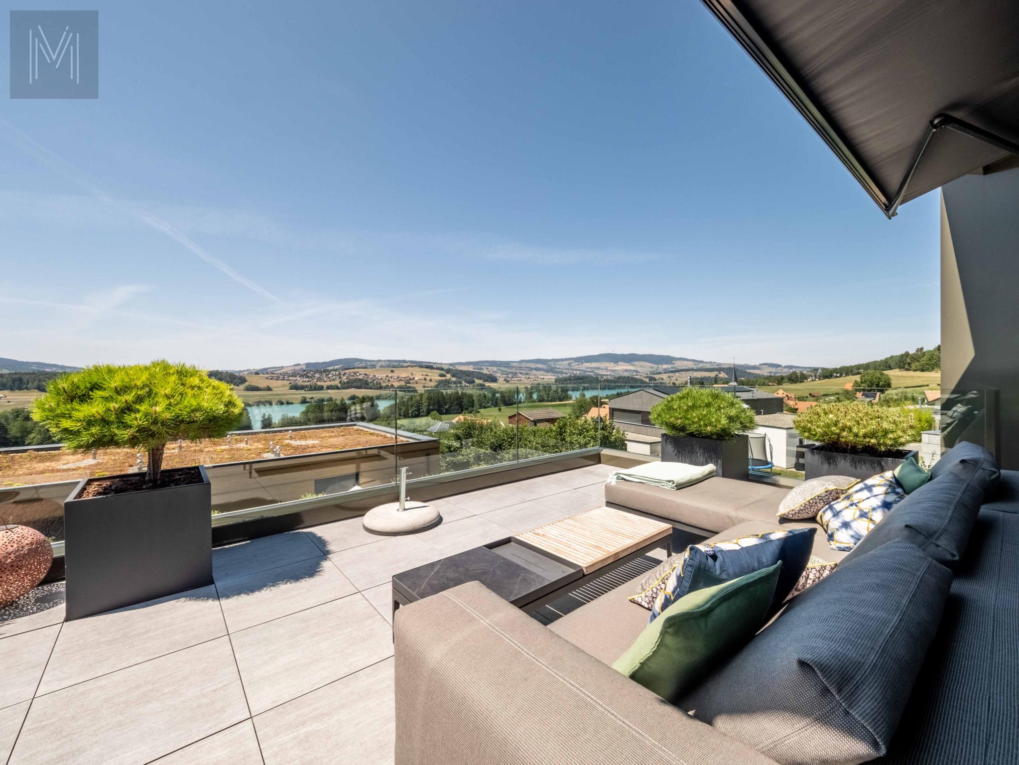 Appartement en terrasse d'exception – Une alliance parfaite entre élégance, panorama et qualité de vie